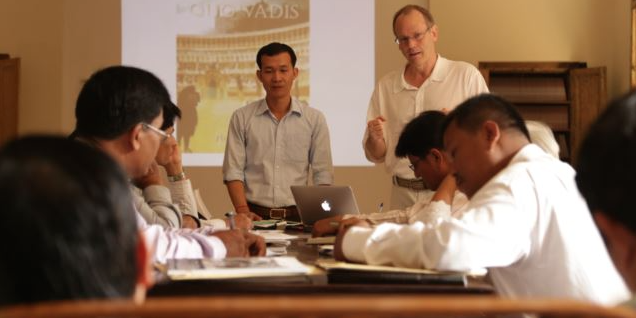 Alex Hinton - Cambodia teaching