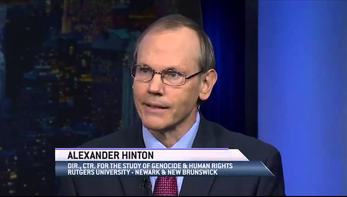 Alex Hinton appears on television